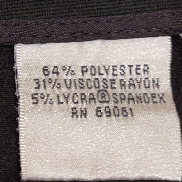 Talbots Petite 8 Black Stretch Dress Pants - Picture 10 of 11